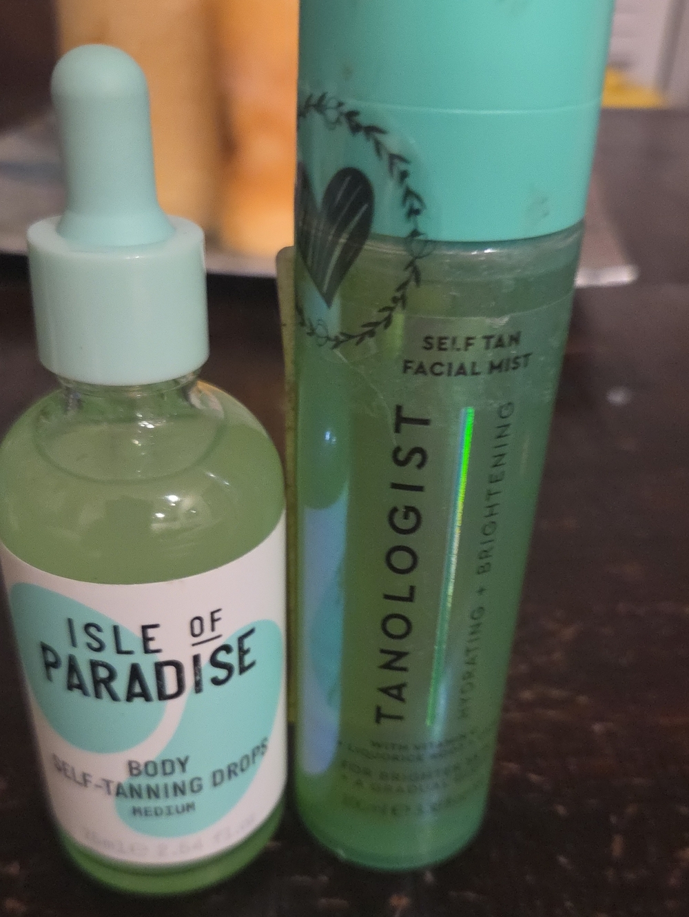 Isle of Paradise Mint Green Self-Tan Drops & Facial Mist Duo